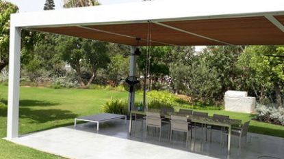 פרגולה מודרנית חשמלית