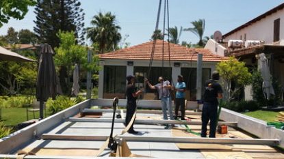 עובדים על בסיס הפרגולה המודרנית