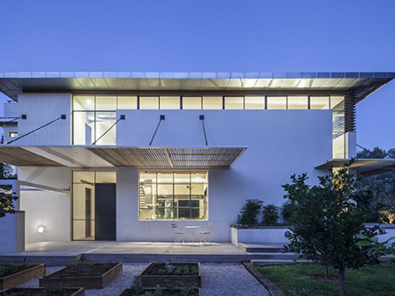 פרגולה מודרנית בישוב כרמי יוסף