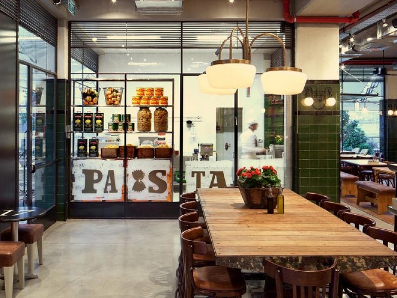 דרורן חברת פרקטים בבניה במסעדת גמובה